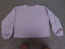 Michael Michael Kors Purple Crewneck Logo Pullover Sweatshirt Women  s Size S