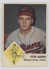 1963 Fleer Steve Barber #1 z6d