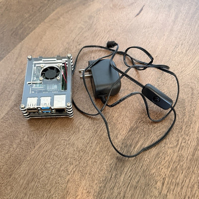 Raspberry Pi 4 Model B 2GB 1.5GHz With Acrylic Case Power Cable And 32GB microSD