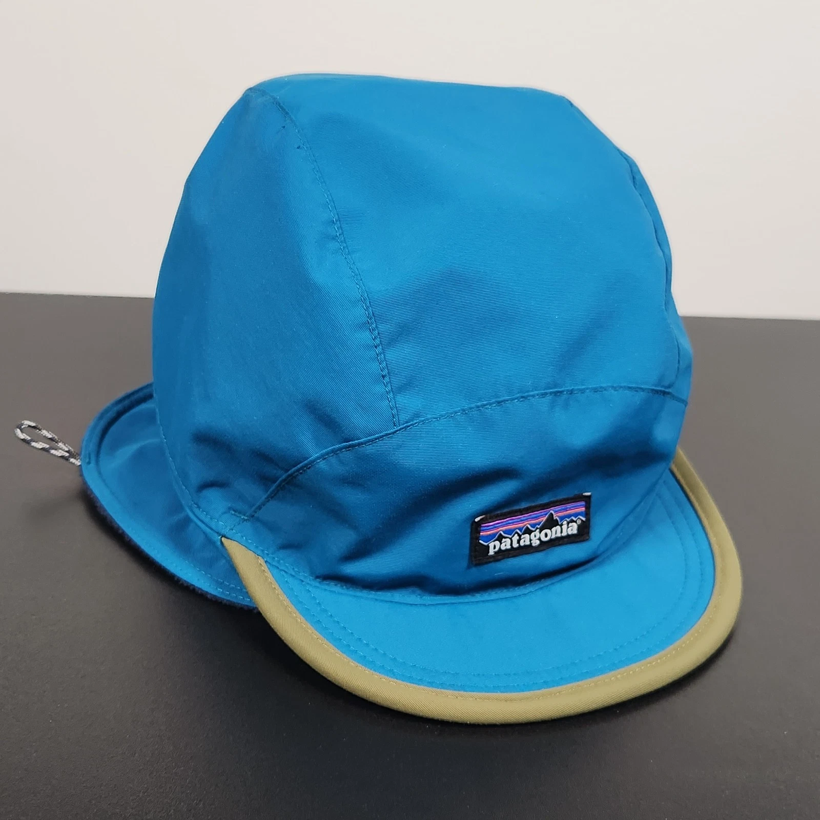 Patagonia Hat Mens Small/Medium Blue Shelled Synchilla Duckbill Cap Winter