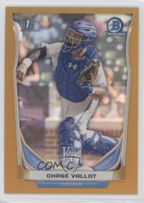 2014 Bowman Draft Chrome Gold Refractor 13/50 Chase Vallot #CDP38 7i2