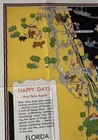 Vintage 1933 Florida East Coast Railway Pictorial Fold-Out Map-Scarce-9 By 16 — photo 5