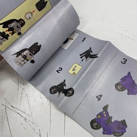 ORIGINAL RETRO LEGO USED Toy Instruction Book Manual Set - Batman 7779