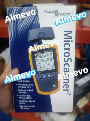 Fluke Networks Microscanner2 MS2-100 Cable Verifier - Cat5/Cat6/Coax