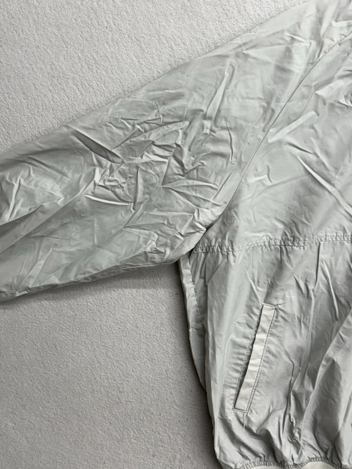 VINTAGE Utah Utes Champion Windbreaker Jacket Adult XXL Gray Full Zip Nylon 90s - Image 3 of 4