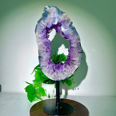 12.25LB High quality amethyst cave pieces hand cut and repaired