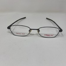 LONDON FOG EYEWEAR LF 78 MATTE STEEL 50-18-140 Flex Hinge 132M
