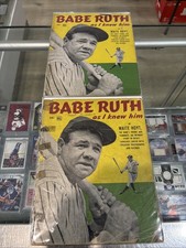 1948 Dell Magazine Babe Ruth As I Knew Him by Waite Hoyt Lot Of 2