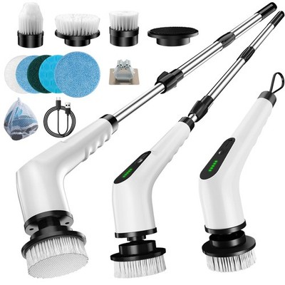 Homlab Electric Spin Scrubber, Cordless Cleaning Brush with 8 Replaceable Brush