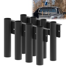 Shovel Holder For Truck 8-hole Shovel Mount Metal Trailer Tool Rack 2 Groups