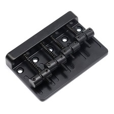 4 String Black Bass Hard Tail Fixed Bridge Hardtail Saddle Bridge Top Load