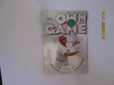 ALBERT PUJOLS CARDINALS 2006 TOPPS OWN THE GAME RUNS CARD #OG3