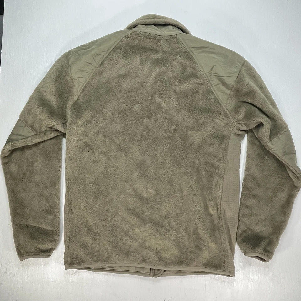 Polartec Gen III Cold Weather Fleece Jacket Coyote Tan Small Long Military USA - Image 3 of 4