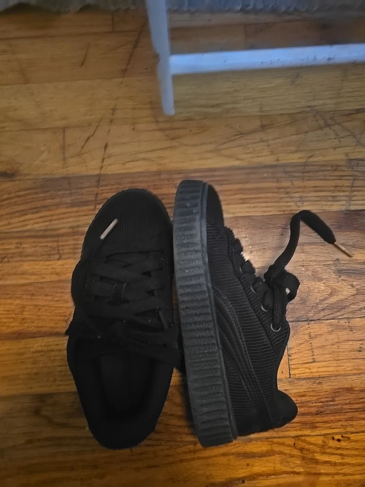Talla 3 (PS) PUMA Creeper Phatty x Fenty Low Negro Foto 2 de 4