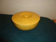 Hall China Co. Vintage refrigerator Dish with Lid Made for Hotpoint Refrigerator