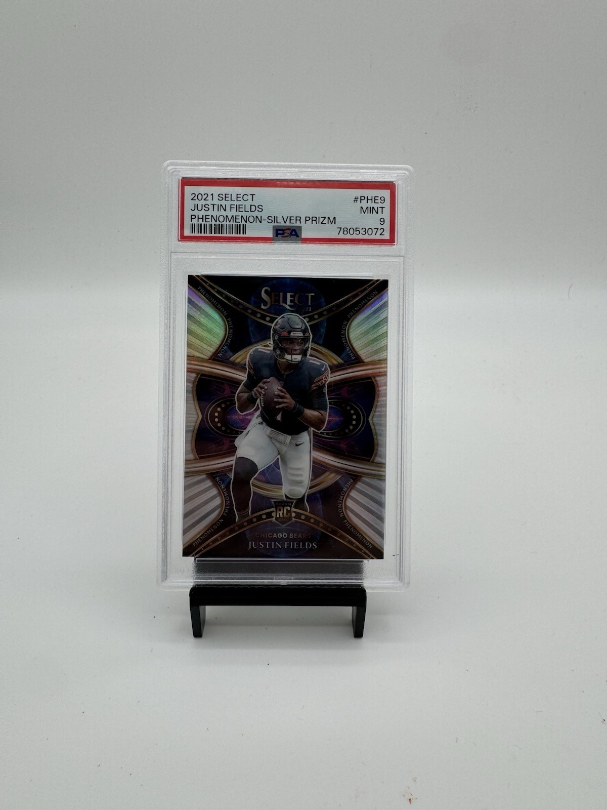2021 Panini Select - Phenomenon Justin Fields #PHE-9 Silver Prizm (RC)