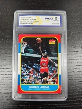 1996-97 Fleer #4 Michael Jordan Decade Of Excellance WCG 10 GEN MINT