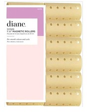 Diane Magnetic Rollers, Beige, 1.13 Inch, 12 Count Pack of 1 
