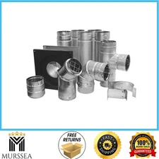 DuraVent PelletVent 3in Horizontal Kit Multi-Fuel Stove Vent Pipe 3PVL-KHA