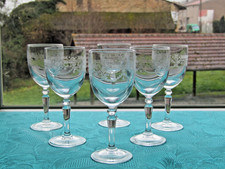 6 Verres à liqueur en cristal d'Arques modèle Dampierre