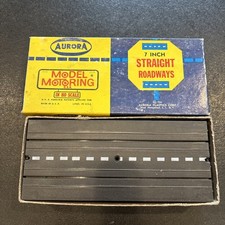 AURORA AFX HO SLOT CAR 7  STRAIGHT ROADWAYS  1516 IN BOX