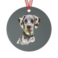 Dalmatian Metal Ornaments