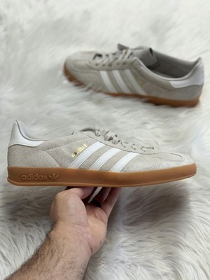 Adidas Gazelle Indoor Chalk Pearl White Mens HQ5153 NEW Sz 11.5