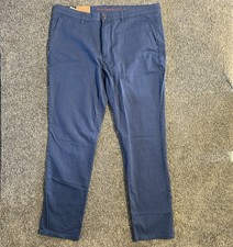 NWT Weatherproof 2.0 Chino Men  s Blue Pants 36x32 Regular For
