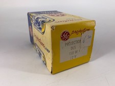 Vintage GE DLS Projection Lamp 150W 22V 8mm Movie Projector Bulb DLG DHX NOS