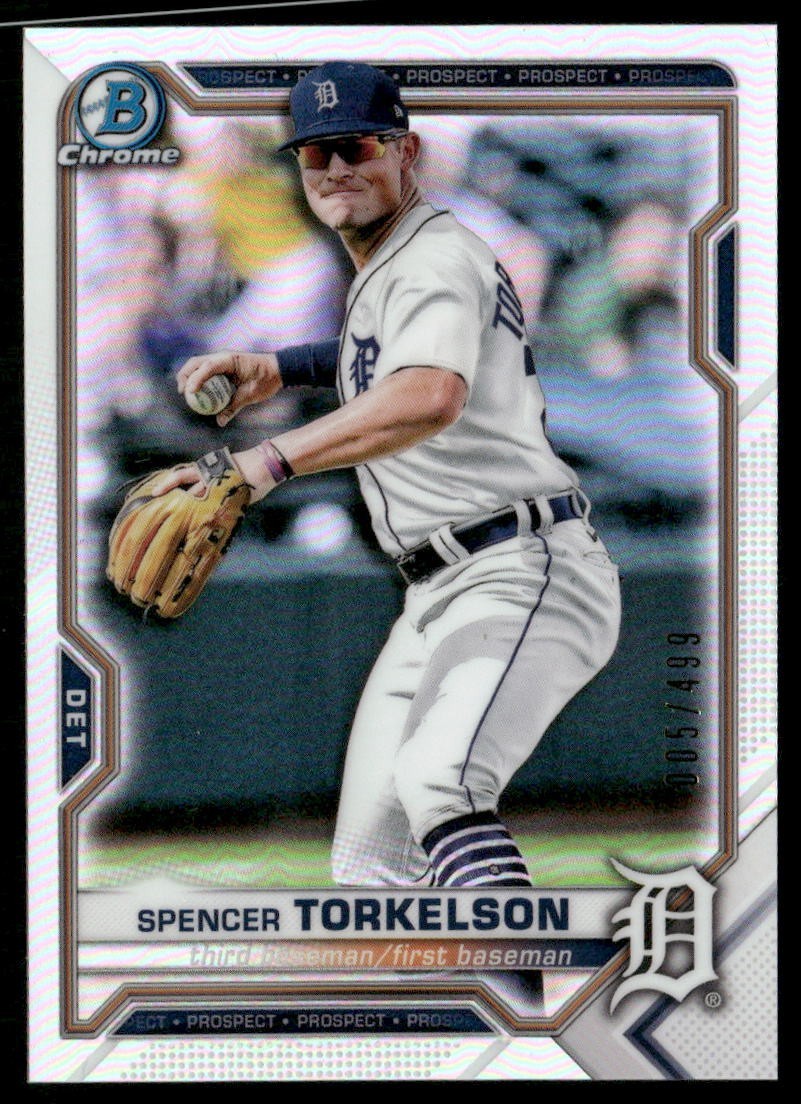 2021 Bowman Chrome Prospects Refractor #BCP-187 Spencer Torkelson /499