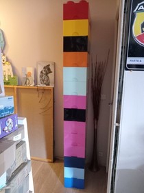 Lego Classic 10696 Brick Storage Box 1 Tenon 125x125x18cm Orange