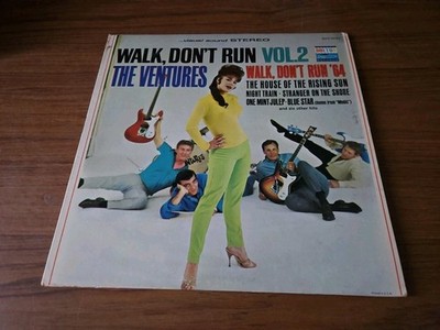 The Ventures Walk Don't Run Vol 2 1964 Vinyl LP Record VG