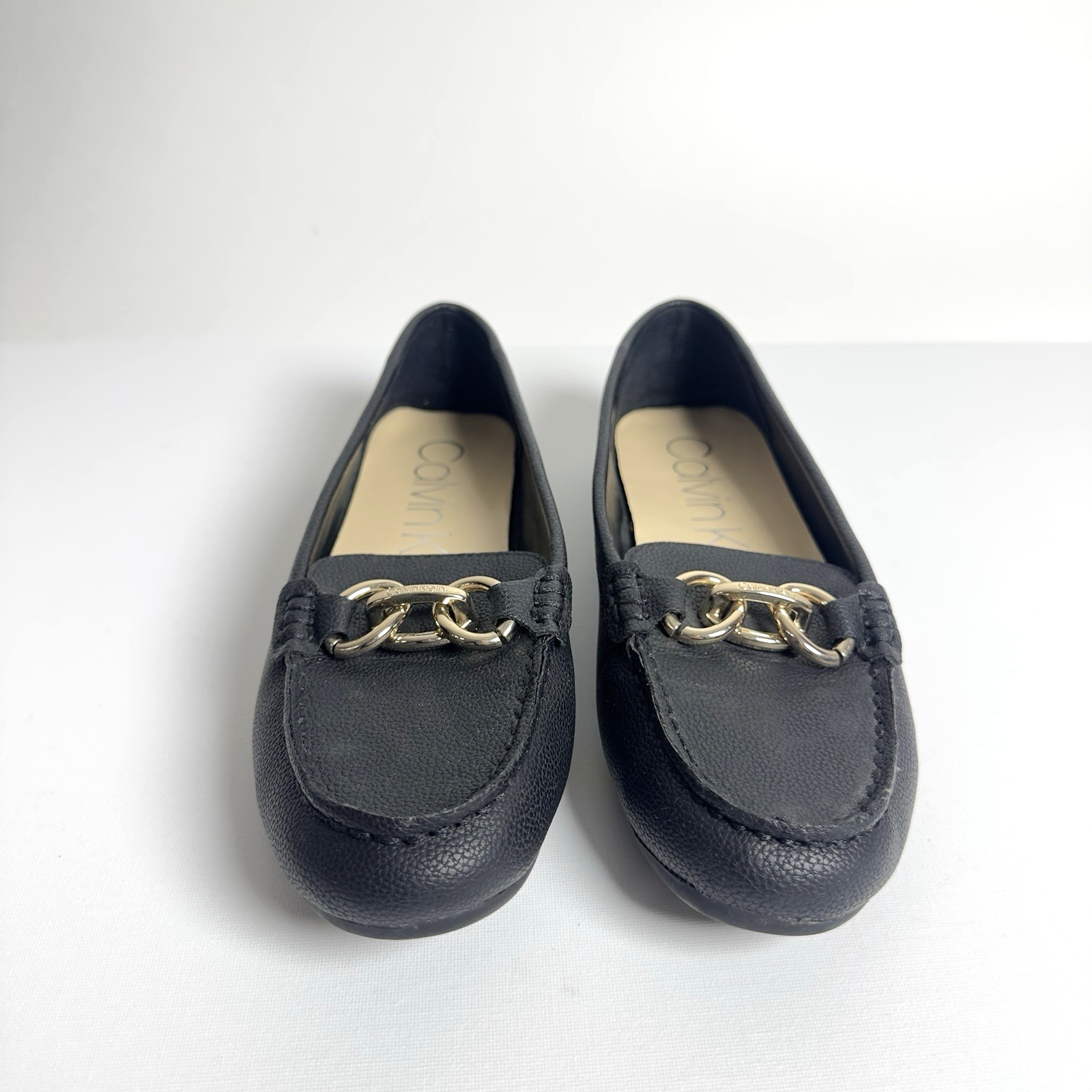 Calvin Klein Luca Loafer Women's Size 9.5 Black Slip-On thumbnail 2