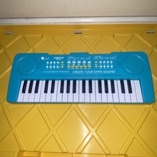 Clavier Piano Bleu pour Enfant - 37 Touches - Musique Multifonction - Bleu