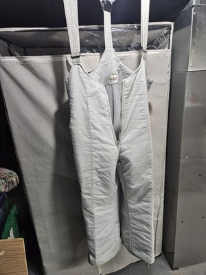 Men's Adult Snow Bibs Medium Size 31 Waist 30 Length Light Blue Pedigree Brand