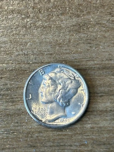 1945D Mercury Dime AU+