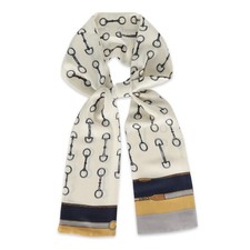 Satin Scarf Mulberry Silk Printed Head Wrap Hair Band 7x59 Inch Scarf