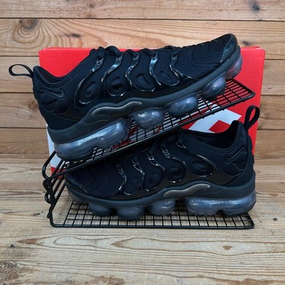 Nike Turnschuhe Damen Größe UK 5 Air VaporMax Plus SE schwarz Strick Laufen Fitnessschuhe