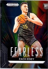 2024 Panini Prizm Draft Picks #6 Zach Edey Fearless Prizms Silver