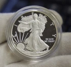 2012 W US Proof Silver Eagle $1 Original Cap