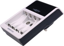Image of ANSMANN Comfort Plus AA, AAA & 9V Battery Charger For NiMH NiCd Rechargeable