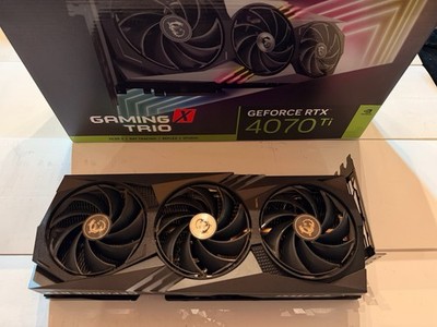 MSI GeForce RTX 4070 Ti GAMING X TRIO 12GB GDDR6X Graphics Card
