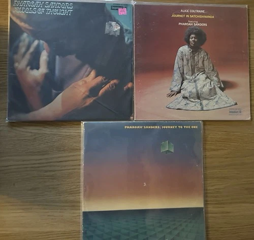 Pharaoh Sanders SPIRITUAL JAZZ LP LOT Journey to the One Alice Coltrane IMPULSE