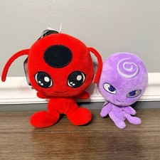 Miraculous Ladybug Kwami Tikki and Nooroo Plush Set