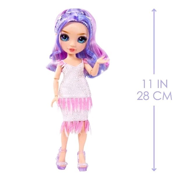 Детская кукла Rainbow High Project Rainbow Runway Violet Willow Fashion Doll. 2023 MGA. New — фото 5