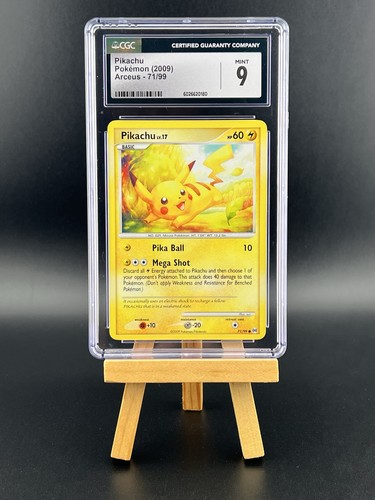 Pikachu graded CGC 9 for sale on eBay