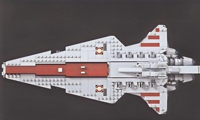 Modubrix Mocs Building Blocks Venator Republic Attack Cruiser Set Bricks Toy Kit