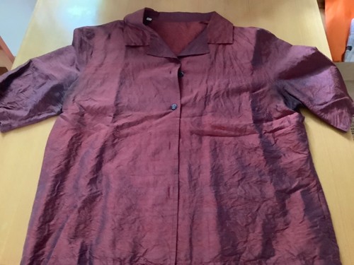 Elegante completo camicia e pantalone pura seta shantung New York  Industries | eBay