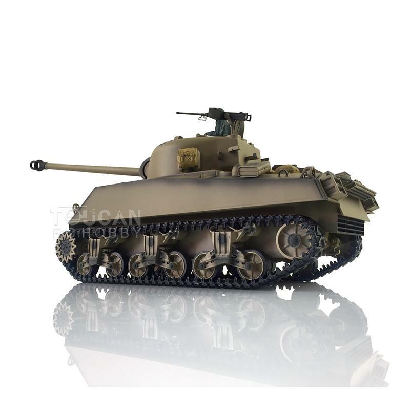 Kit Canon Avec Recul Et Lance-BB Pour Char RC Henglong M4A3 Sherman 1:16