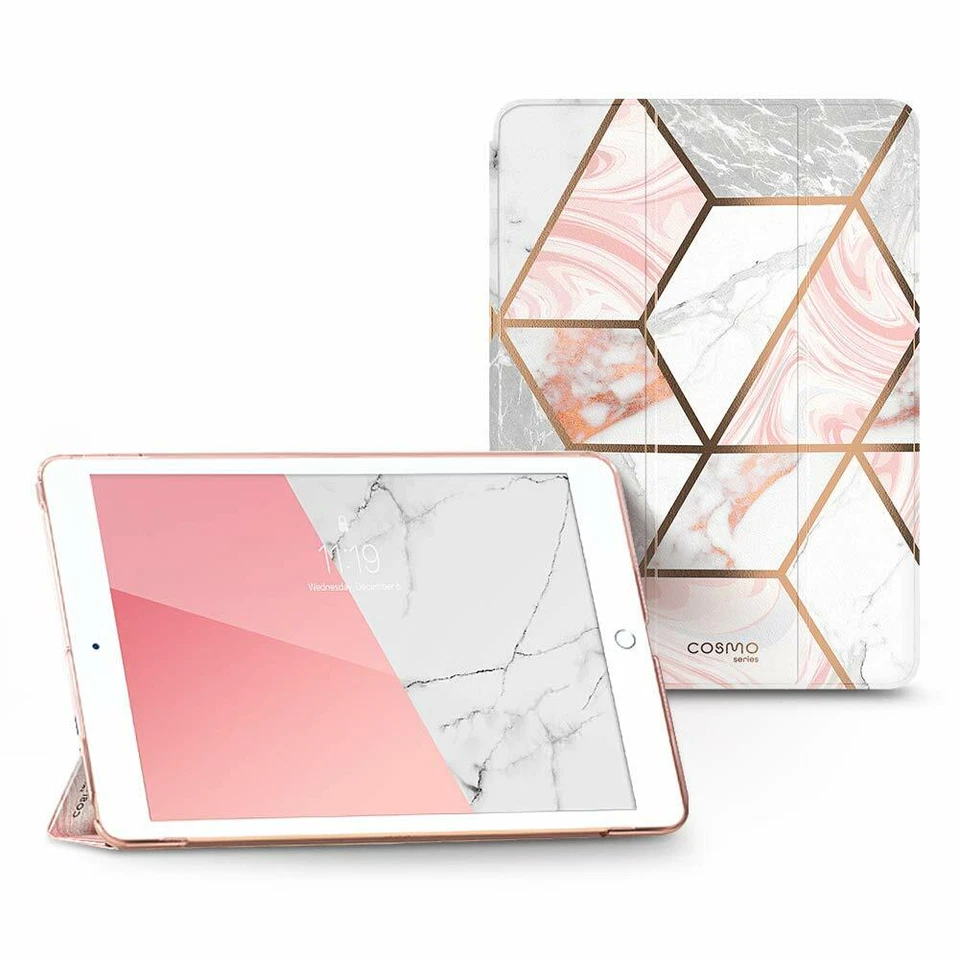For iPad 10.2" iPad 7th/8th/9th Gen i-Blason Trifold Stand Case Translucent Back - Image 2 of 4